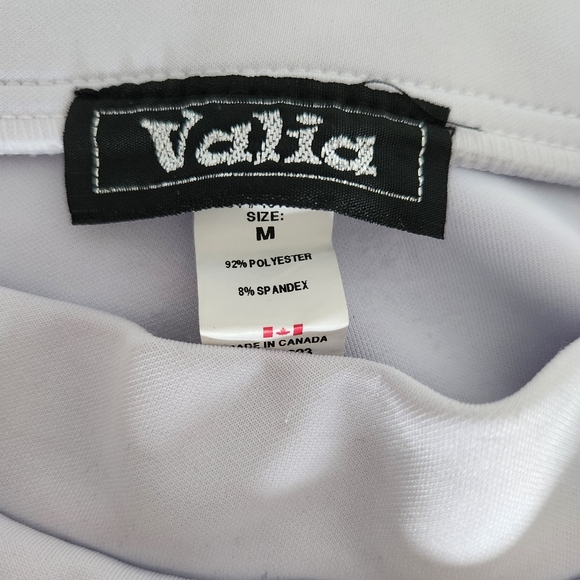 VALIA White skort tennis preppy style Size M - Picture 2 of 4